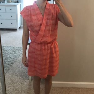 Collective Concepts Coral Printed Dress - Small